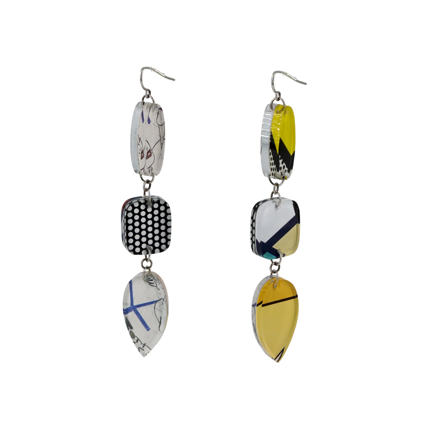 Pop Art Reversible 3 Tier Drops (wire)