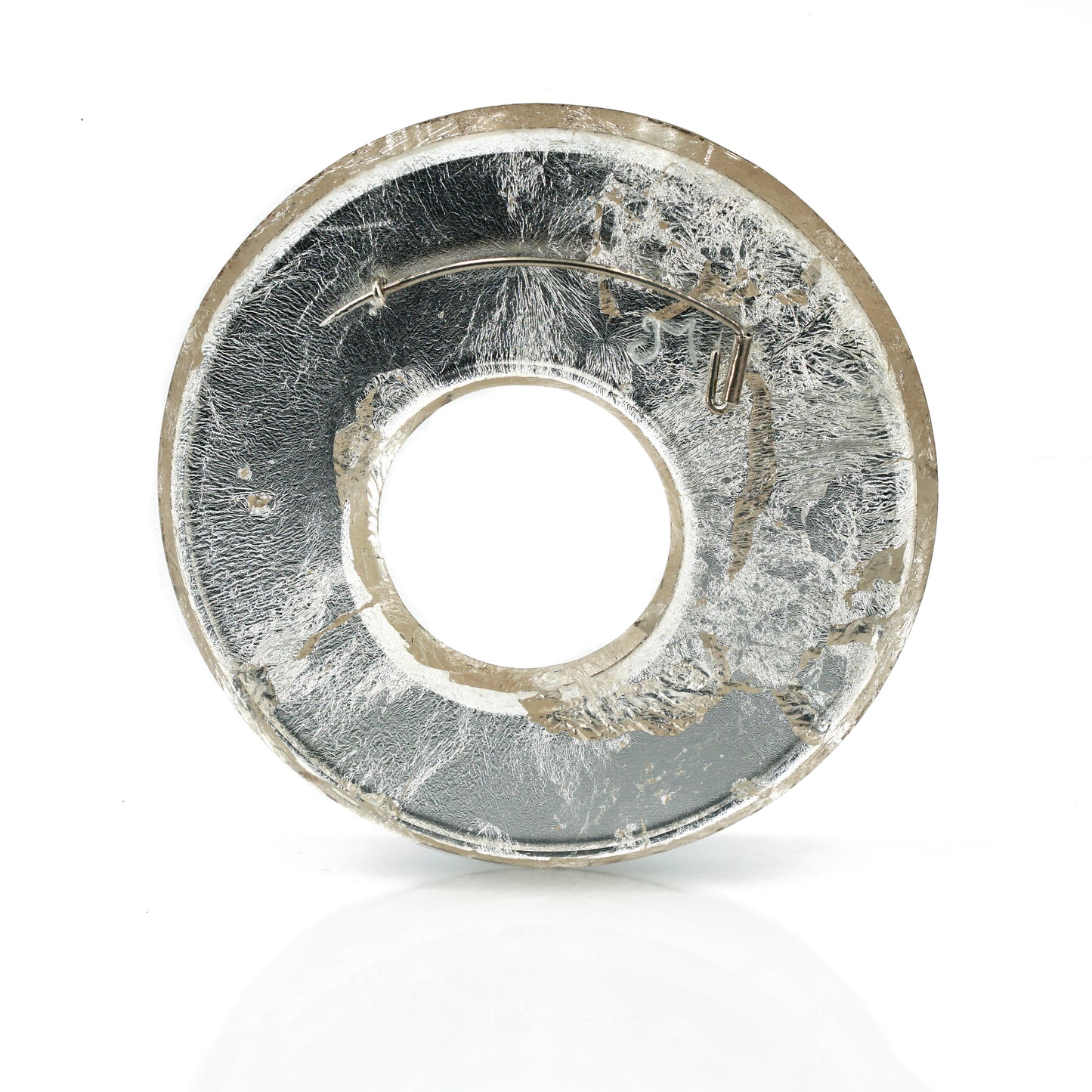 Op Art and Silver Circles Brooch