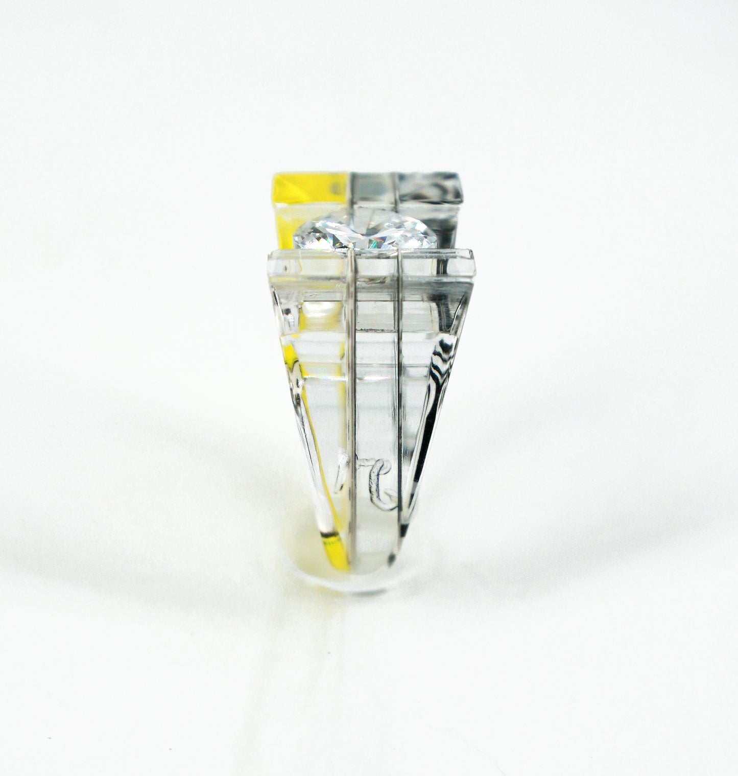 Pop Art 10mm Gem Ring - size 6.25