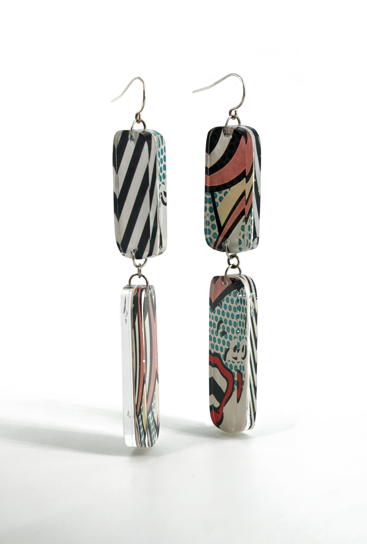 Pop Art Reversible Long 2 Tier Drops (wire)