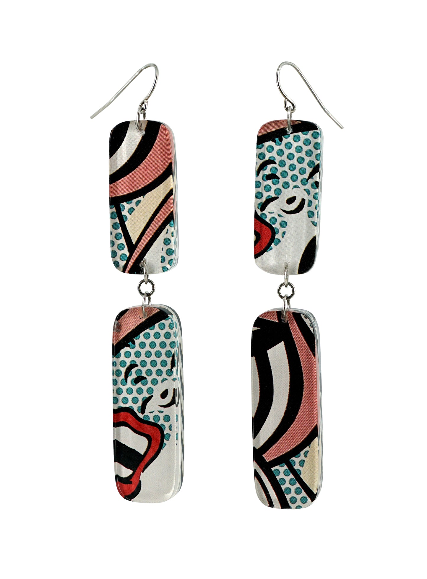 Pop Art Reversible Long 2 Tier Drops (wire)