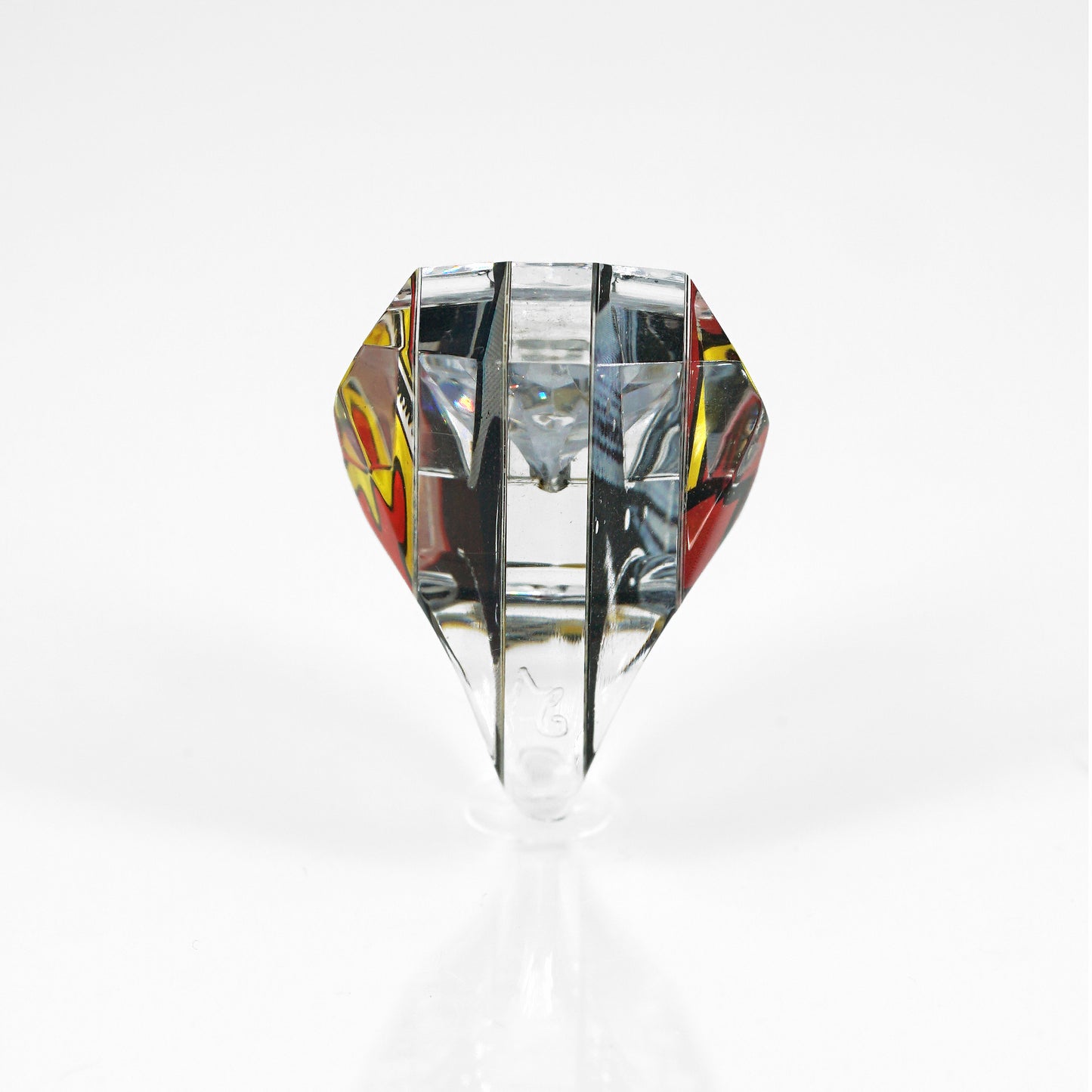 Pop Art Sculpted Giant Gem Ring - size 7.75