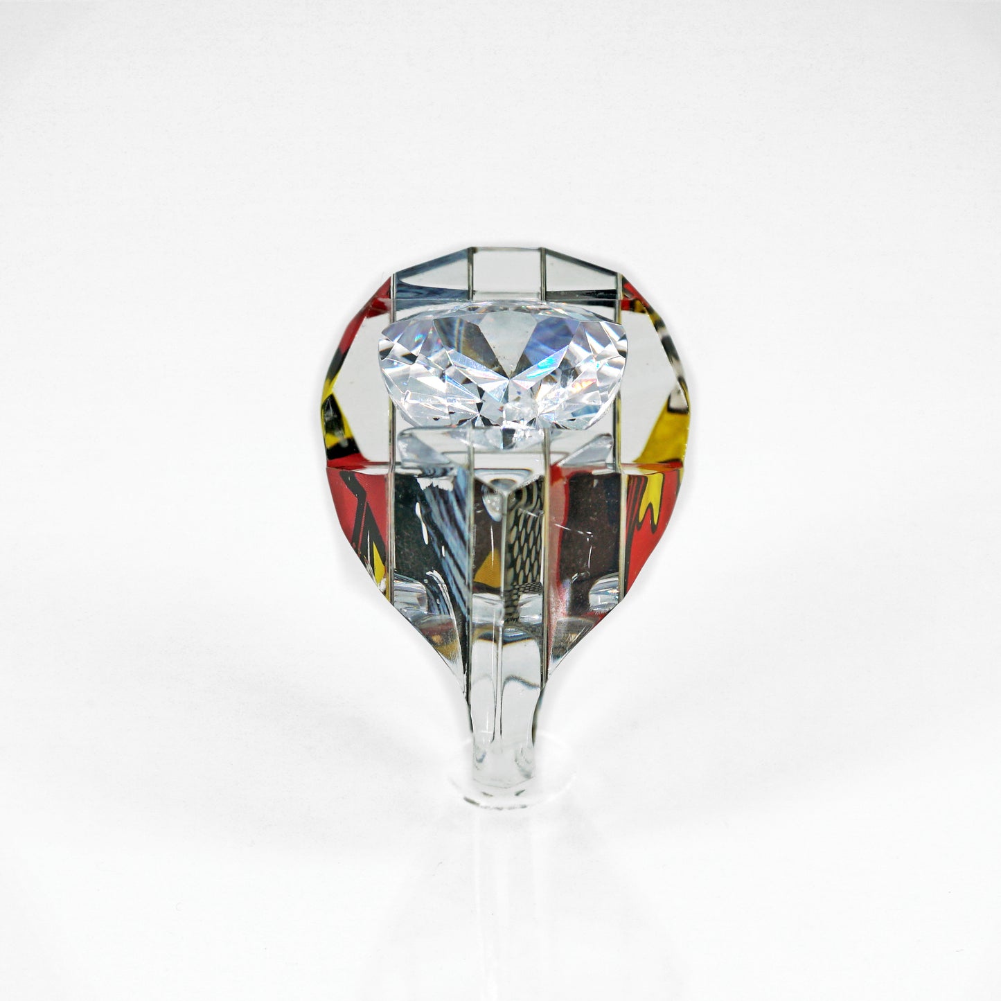Pop Art Sculpted Giant Gem Ring - size 7.75